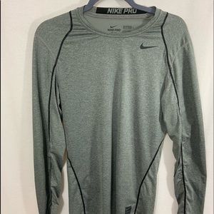 Nike Pro long sleeve fitted Dri-fit shirt